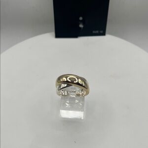 INC two tone ring size 10